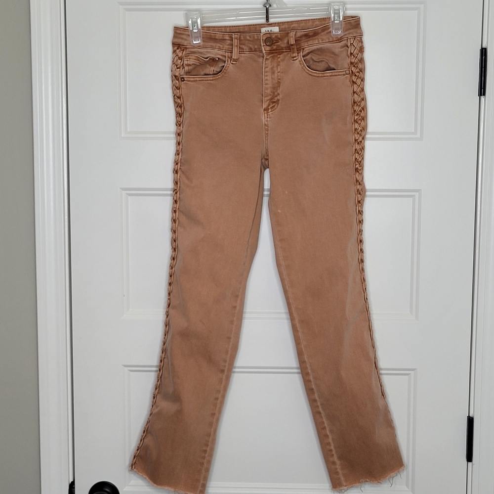 Wash Lab Jeans Fay Braided Sides Size 27